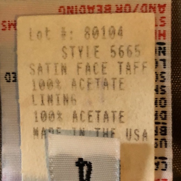 Jim Hjelm Occassions Gold satin 100% acetate Vintage USA/sz 4/ruched short train - Picture 12 of 15